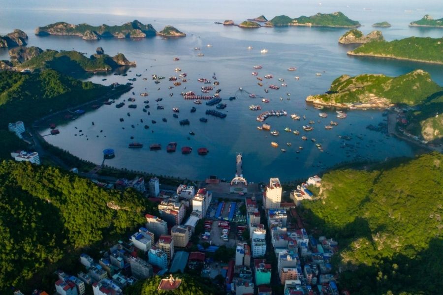 Îles touristiques développées 