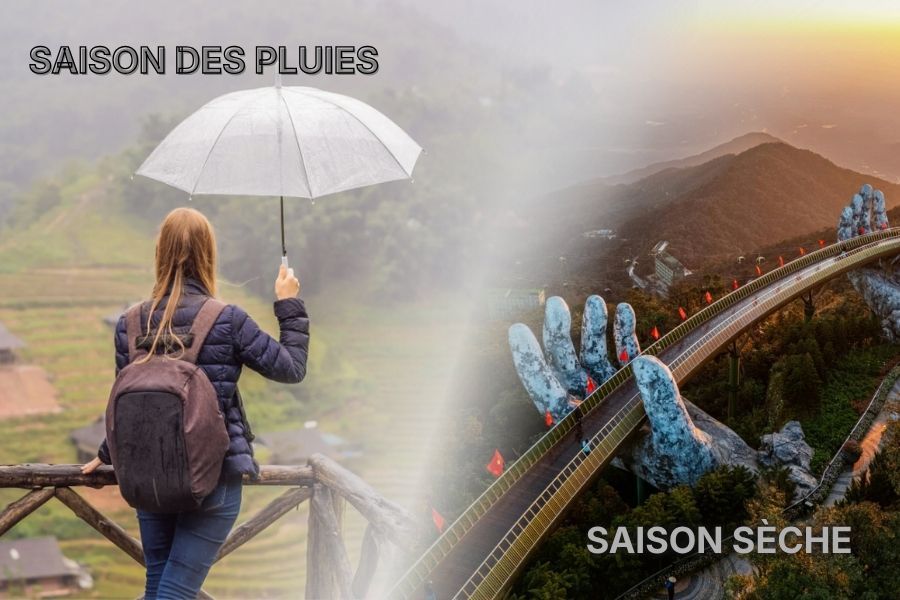 Deux saisons principales : saison sèche et saison des pluies