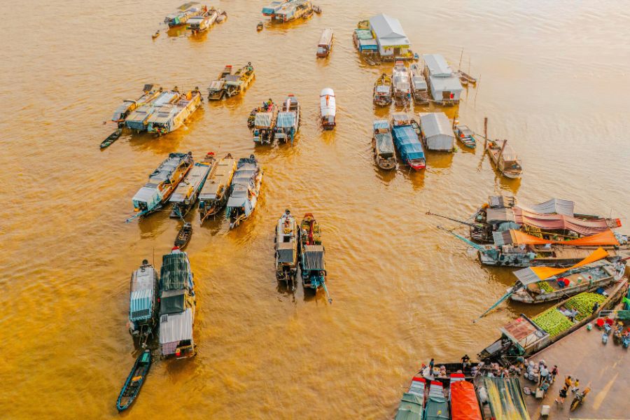 Jour 12 : Marché flottant et campagne
