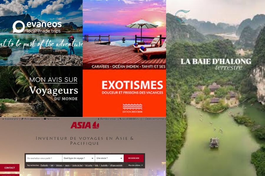 Les agences de voyage en ligne appréciées par les voyageurs français au Vietnam