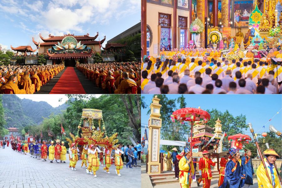 Les grandes fêtes traditionnelles célébrées dans les pagodes vietnamiennes