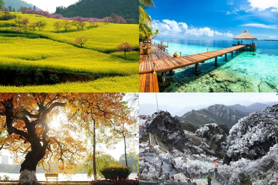 Les paysages du Vietnam au fil des saisons