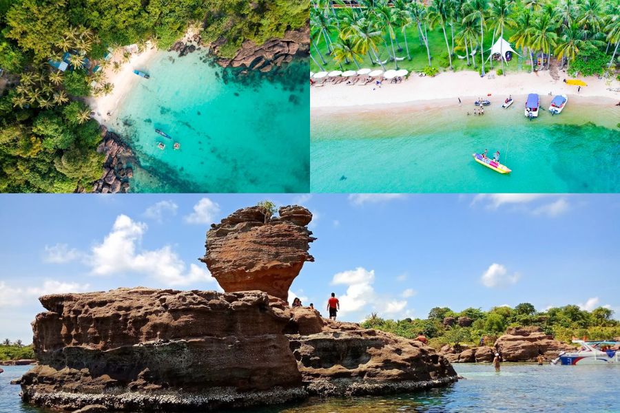 Les petites îles à explorer