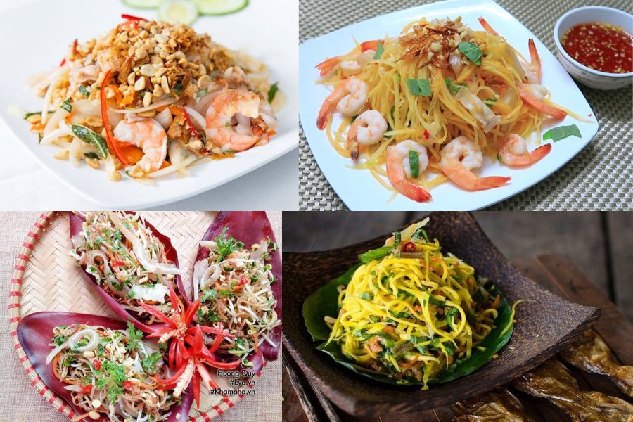 Salade vietnamienne traditionnelle et la richesse culturelle de ses ingrédients