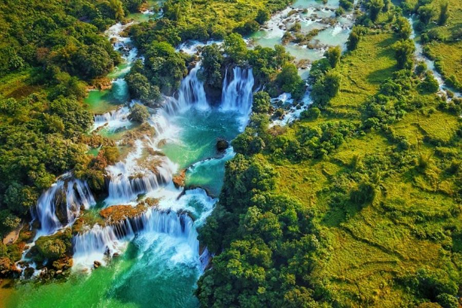 Vietnam ban gioc waterfall - Un joyau précieux au cœur des montagnes du Nord-Est
